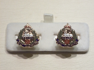 East Lancashire Regiment enamelled cufflinks - Click Image to Close